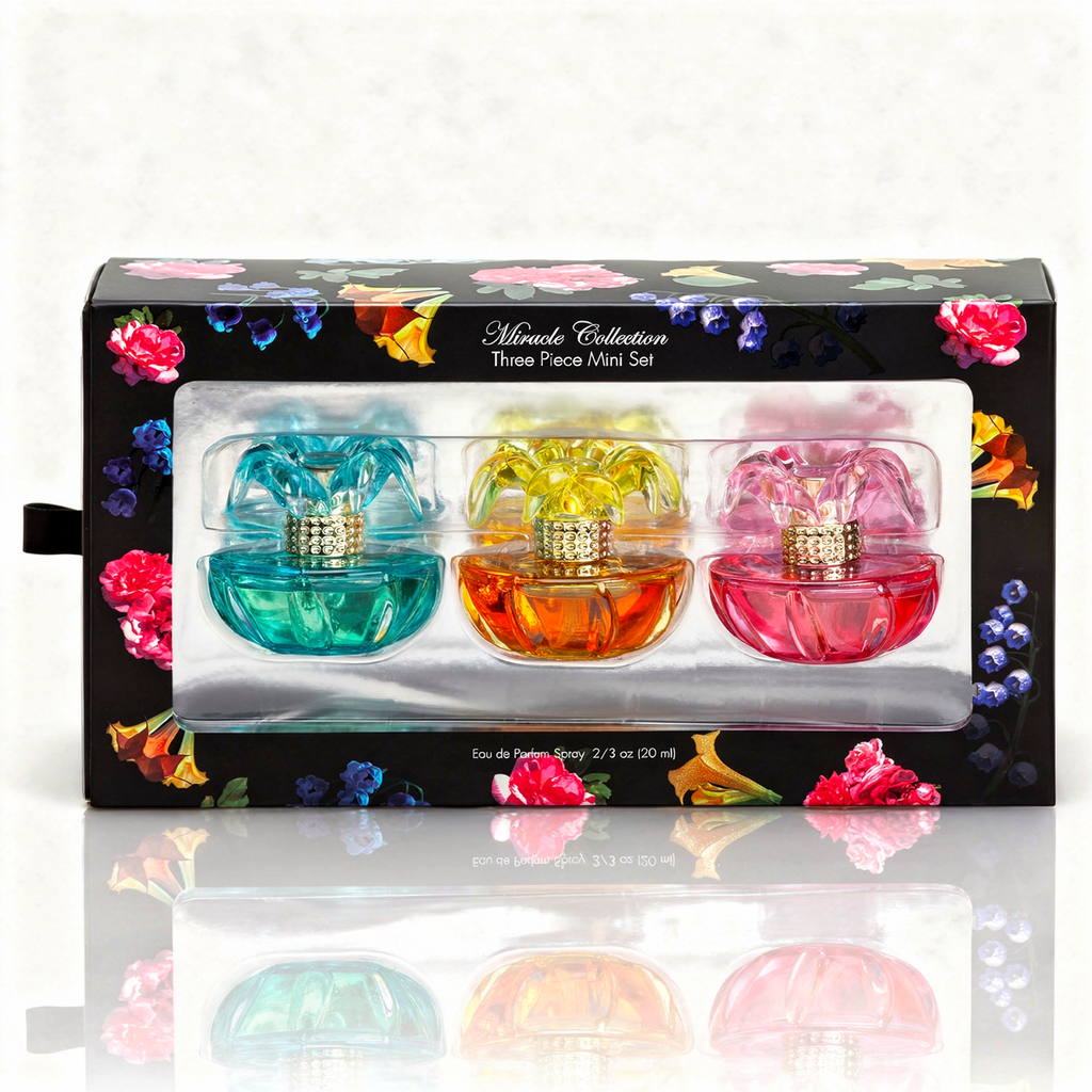 Miracle Collection EDP Gift Set – 3pc (Lily, Rose of Sharon & Angel Flower)