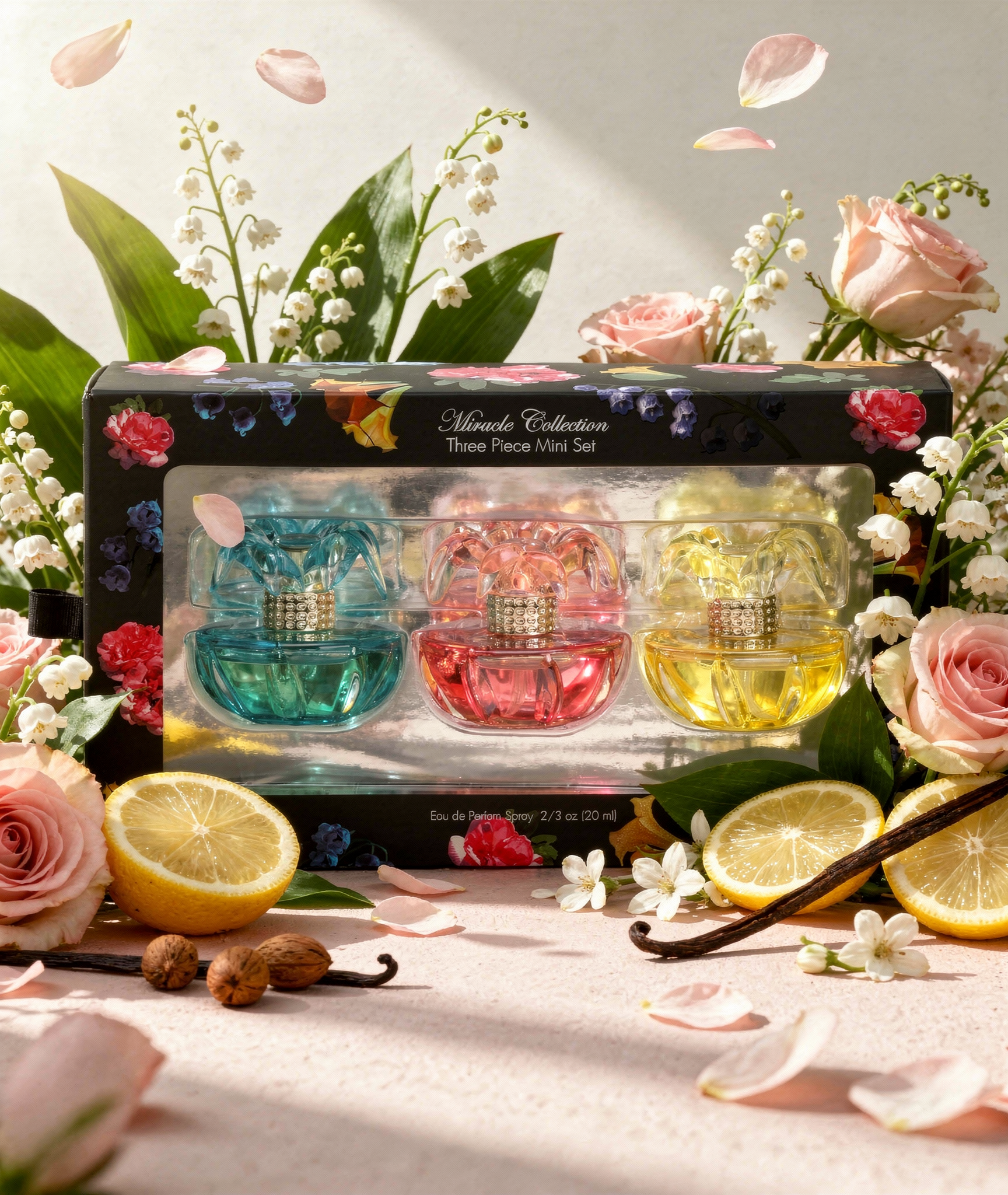 Miracle Collection EDP Gift Set – 3pc (Lily, Rose of Sharon & Angel Flower)